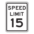 Tapco High Speed Limit 15 Sign, 18" x 24", HIP 373-04731