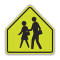 Tapco School Crossing Sign, 36" x 36", DG3 373-05074