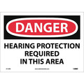 Nmc Danger Hearing Protection Required In This Area Sign D116PB