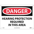 Nmc Danger Hearing Protection Required In This Area Sign D116RB