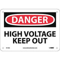 Nmc Danger High Voltage Keep Out Sign D139A