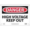 Nmc Danger High Voltage Keep Out Sign D139R