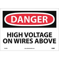 Nmc Danger High Voltage On Wires Above Sign D552PB
