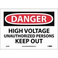 Nmc Danger High Voltage Sign D444P