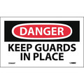 Nmc Danger Keep Guards In Place Label, Pk5 D566AP