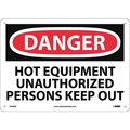 Nmc Danger Hot Surface Sign, D558AB D558AB