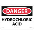 Nmc Danger Hydrochloric Acid Sign, D446EB D446EB
