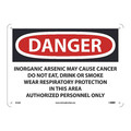 Nmc Danger Inorganic Arsenic May Cause Cancer Sign, D32EB D32EB