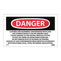 Nmc Danger Lead Containing Hazardous Waste Hazard Warning Label PRD75