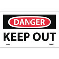Nmc Danger Keep Out Label, Pk5 D59AP