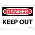 Nmc Danger Keep Out Sign, D59R D59R
