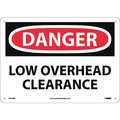 Nmc Danger Low Overhead Clearance Sign, D304RB D304RB