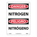 Nmc Danger Nitrogen Sign - Bilingual, ESD666RB ESD666RB