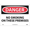 Nmc Danger No Smoking On These Premises Sign, D308PB D308PB