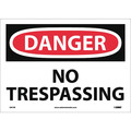 Nmc Danger No Trespassing Sign, D81PB D81PB