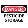 Nmc Danger Pesticide Storage Sign, D160RB D160RB