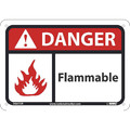 Nmc Danger, Flammable, DGA72R DGA72R