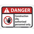 Nmc Danger, Construction Site Authorized Personnel DGA78A