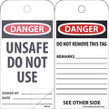 Nmc Danger Unsafe Do Not Use Tag RPT34SL150