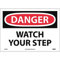 Nmc Danger Watch Your Step Sign, D623PB D623PB