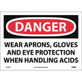 Nmc Danger Wear Ppe When Handling Acids Sign D624PB