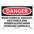 Nmc Danger Wear Ppe When Handling Chemicals Sign D625PB