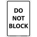 Nmc Do Not Block Sign, M104G M104G