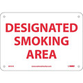 Nmc Designated Smoking Area Sign, M701R M701R