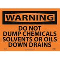 Nmc Do Not Dump Chemicals Solv.. Sign, W416PB W416PB