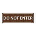 Nmc Do Not Enter Architectural Sign AS5