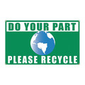 Nmc Do Your Part Please Recycle Banner BT538