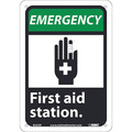 Nmc Emergency First Aid Station Sign, EGA3R EGA3R