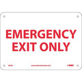 Nmc Emergency Exit Only Sign M34R