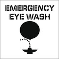 Nmc Emergency Eye Wash Plant Marking Stencil PMS227