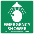 Nmc Emergency Shower Sign S54R