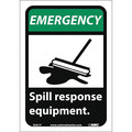 Nmc Emergency Spill Response Equipment Sign, EGA1P EGA1P