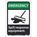 Nmc Emergency Spill Response Equipment Sign, EGA1R EGA1R