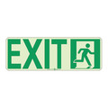 Nmc Nyc Door Mount Exit Sign, Right, 4.5X13, Rigid 50R-2SN-R