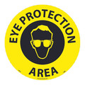 Nmc Eye Protection Area Walk On Sign WFS59