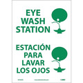 Nmc Eye Wash Station Sign - Bilingual, M736PB M736PB