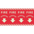 Nmc Fire Extinguisher Sign, 12 in Height, 24 in Width, Glow Polyester GL129P