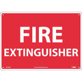 Nmc Fire Extinguisher Sign M754RB