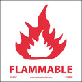 Nmc Flammable Label, Pk5 S12AP