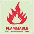 Nmc Flammable Sign GL152R