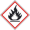 Nmc Flammable Ghs Label, Material: Pressure Sensitive Paper GHS2004AL2