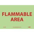Nmc Flammable Area Sign GL125P