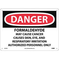 Nmc Formaldehyde Irritant & Potential Can… Sign, D537AB D537AB