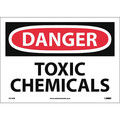 Nmc Danger Toxic Chemicals Sign, D319PB D319PB