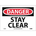 Nmc Danger Stay Clear Sign, D105P D105P