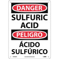 Nmc Danger Sulfuric Acid Sign - Bilingual, ESD668AB ESD668AB